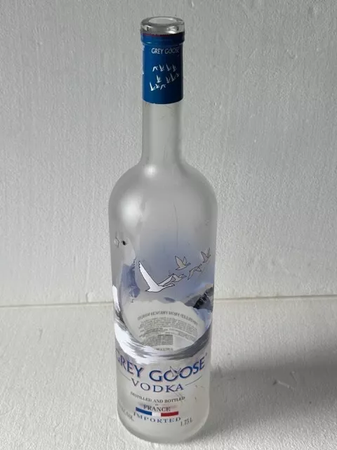 NEW Giant Grey Goose Vodka Empty Display Glass Bottle France 450cl 4.5L  22.5