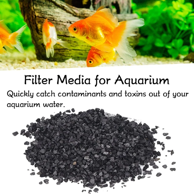 ACTIVATED CARBON AQUARIUM Filter Charcoal Media To Remove Odors And