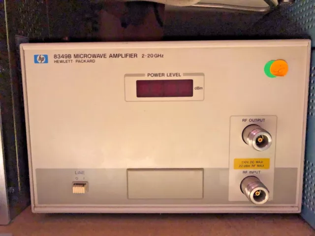 Amplificateur Micro-Ondes Hp Agilent 8349B Option 001 2-20 Ghz