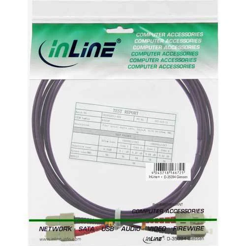 10 cavi duplex InLine® fibra ottica, SC/SC 50/125μm, OM4, 5 m