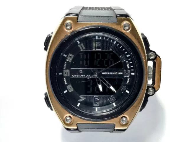 CRISTIAN LAY QUARTZ Men Watch Movement Cal. ETA 955 412 For Parts