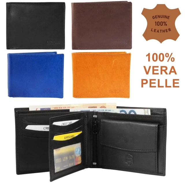Portafoglio in pelle da uomo Summer con Portatessere (18002) - Bymee Portafoglio in pelle da uomo Summer con Portatessere (18002) - Bymee