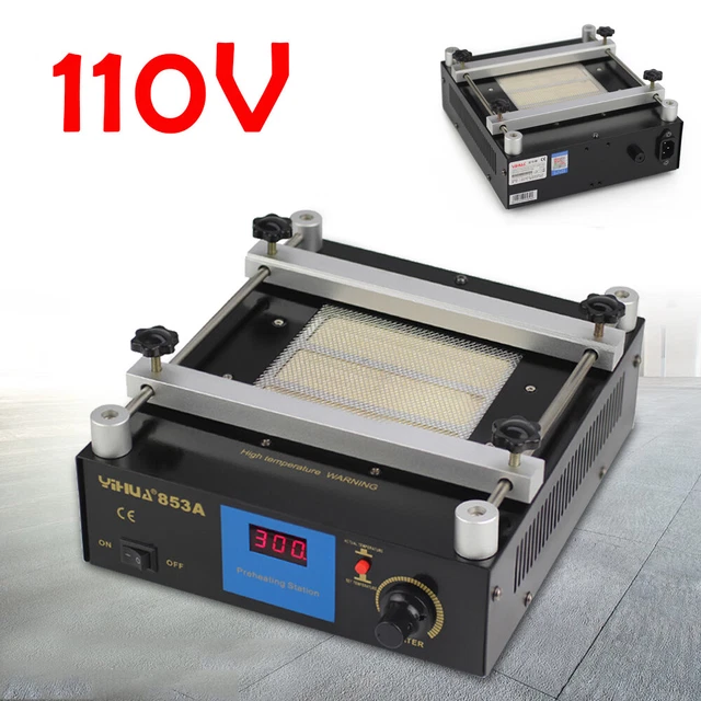 YIHUA 853A SMD PCB Hot Plate preriscaldamento BGA Rework Station piastra riscaldante preriscaldamento