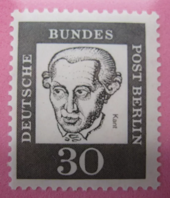 Immanuel Kant DBP Berlin 1961  30 Pf postfrisch (Bedeutende Deutsche)