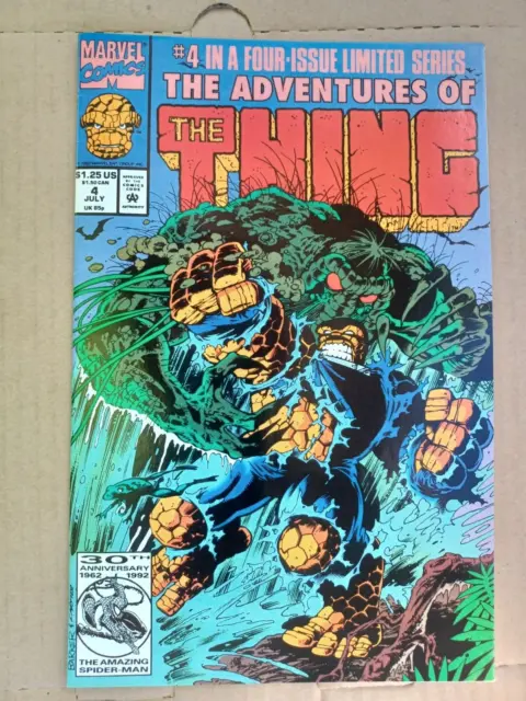 Marvel Comic - The Adventures of the Thing Vol 1 # 4 July  1992