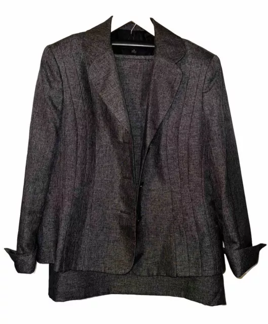 Kasper Womens 18 Lined Blazer Skirt Suit