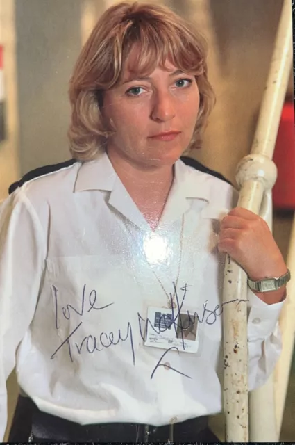Bad Girls ITV - Cast Card Undedicated Hand signed - Tracey Wilkinson -Di Barker