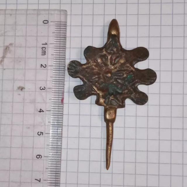 Beautiful Ancient Viking Norse Scandinavian Bronze Omega Brooch Circa 900Ad 2