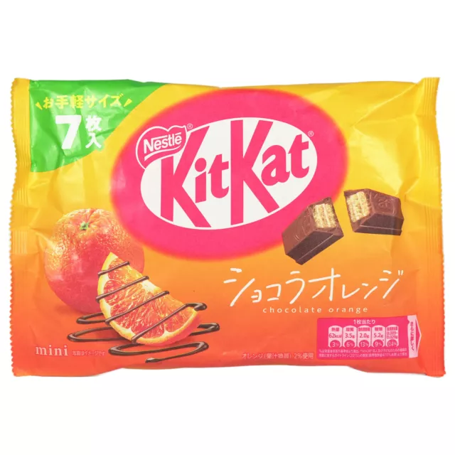 Nestle Kit Kat Mini Chocolate Orange 81,2g Kitkat Japan Japanische Süßigkeit