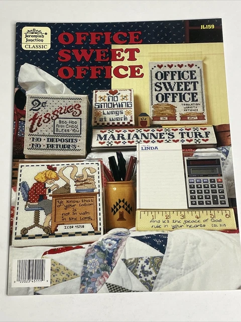 Jeremiah Junction Office Sweet Office Cross Stitch Pattern