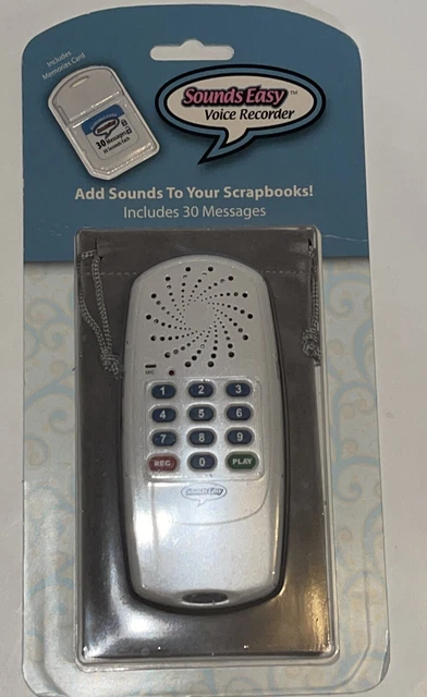 Sounds Easy Voice Recorder agrega sonidos a tus álbumes de recortes con tarjeta de memoria 2008 Fun