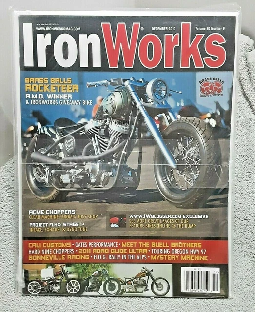 Ironworks Motorcycle Magazine December 2010 Sealed Unopened Condition