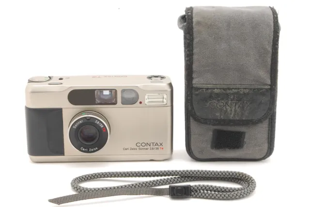 Read [Near Mint] CONTAX T2 Titan Silver 35mm Point & Shoot Film Camera from JP