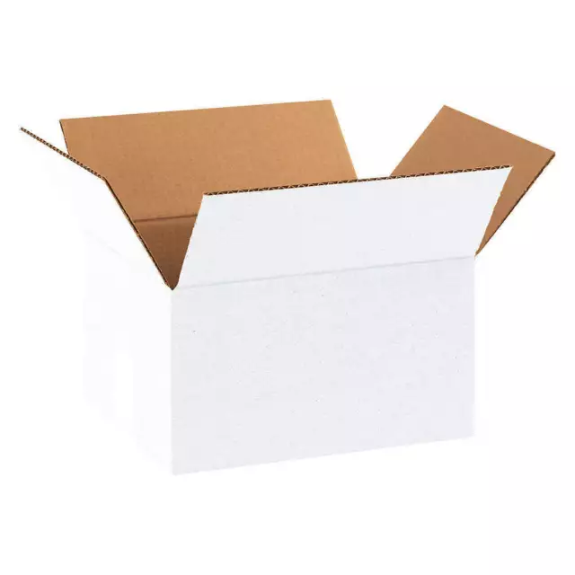 5 pezzi SCATOLE DI CARTONE imballaggio spedizioni 50x40x40cm scatoloni bianchi