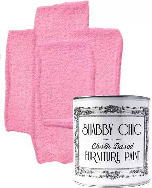 Shabby Chic Chalked Furniture Paint: Matte Finish - 8.5oz - Dusky Pink