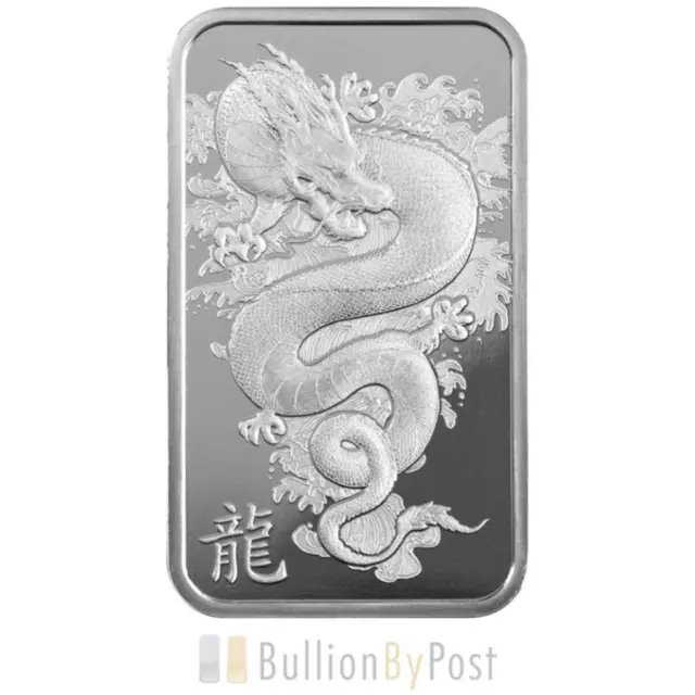 2024 PAMP 10 Gram Silver Year of the Dragon Bar Minted 3