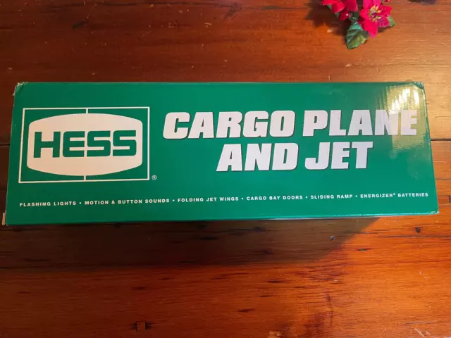 2021 Hess Toy Truck-Cargo Plane with Jet-Brand New-SOLD OUT-2 Dented Corners