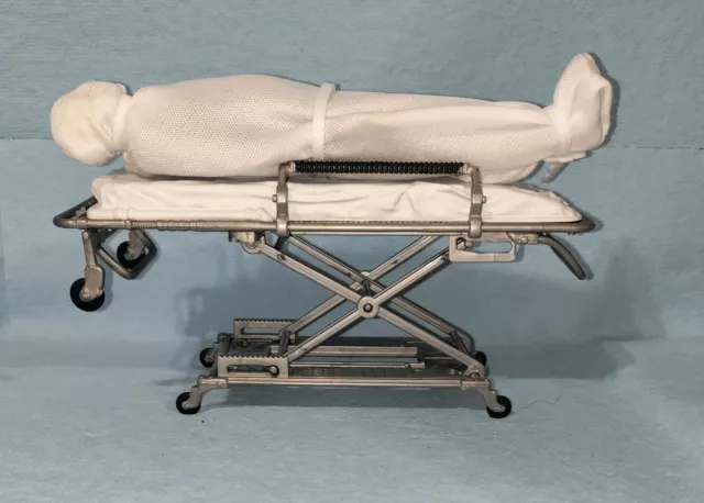 Body on Gurney Corpse Mortician Hearse Coroner Funeral Autopsy Cemetery Cot EMT