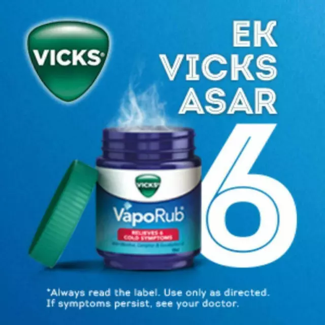 Vicks VapoRub Antitussif Poitrine Gorge Pommade Analgésique Topique 25 50 ml 3