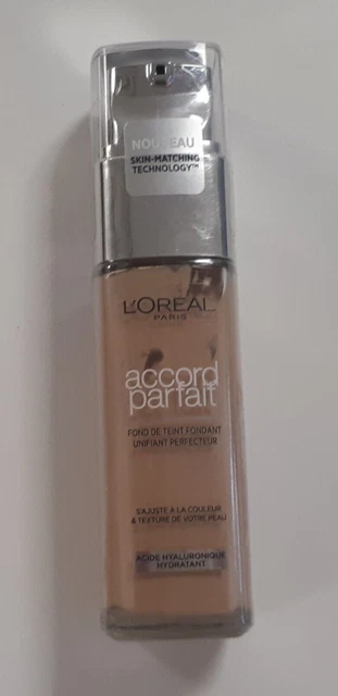Fond De Teint L'Oréal Paris Accord Parfait 3.D Beige Doré - 30 Ml, Neuf