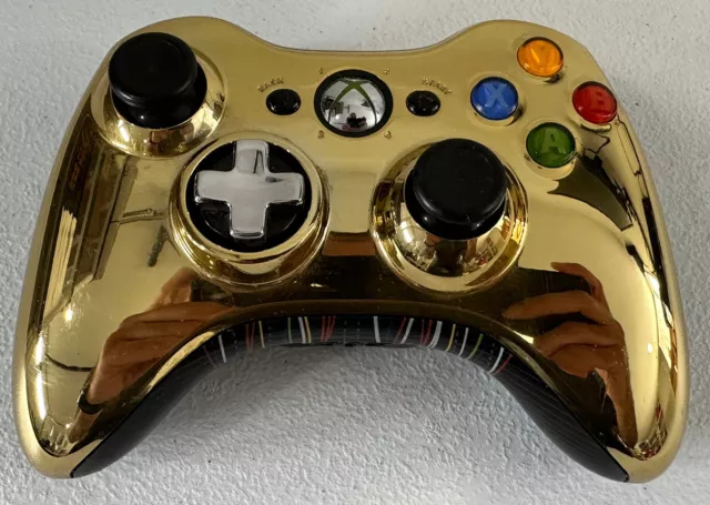 Xbox 360 Star Wars Edition C3Po Gold Controller *Tested & Working*