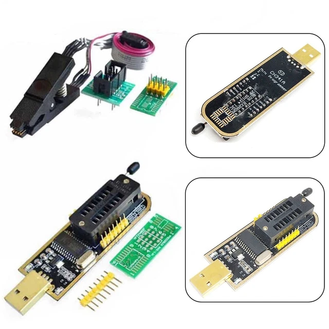 PROGRAMMER CH341A CHIP External EEPRON 93C46 USB Motherboard Routing ...