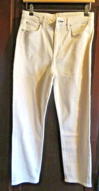 NWT Rag and Bone Nina High-Rise Ankle Skinny Jeans in White Size 28 NEW