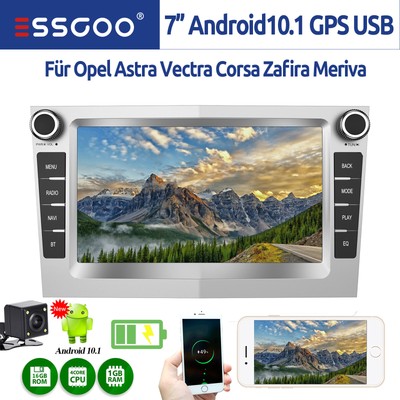 fotocamera per OPEL ASTRA VECTRA CORSA Android 10 Autoradio carplay USB Essgoo DAB 