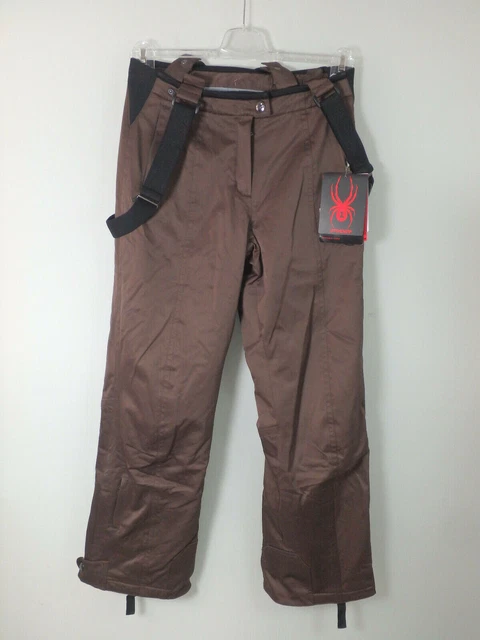 Spyder #40247 Snowboard Ski Alpin Träger Skihose Hose Damen Winter Gr. 42 Braun