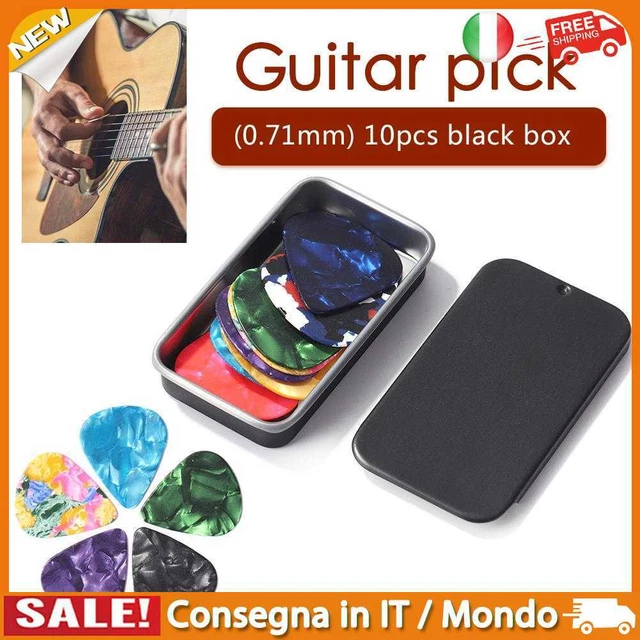 IT 10pcs Guitar Celluloid Pick Ukulele Shrapnel Instrument Plectrum (0.71mm)