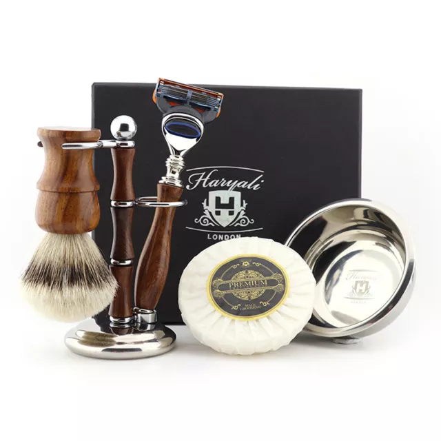 Fashion Grooming Wet Shaving Kit High Quality Gifts for Men's Beard Hair Removal