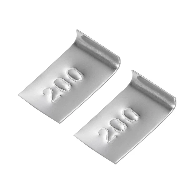 2 Stück Kalibriergewicht 200mg F2 Präzision Edelstahl Grammgewicht