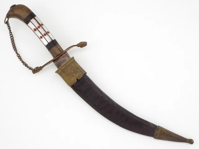 Antique Napoleonic Wars era English or French Navy Officers Dirk Naval Dagger.