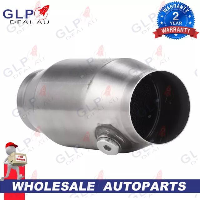 Catalytic Converter 3" 200 Cell Weld High Flow Stainless Steel Round Universal