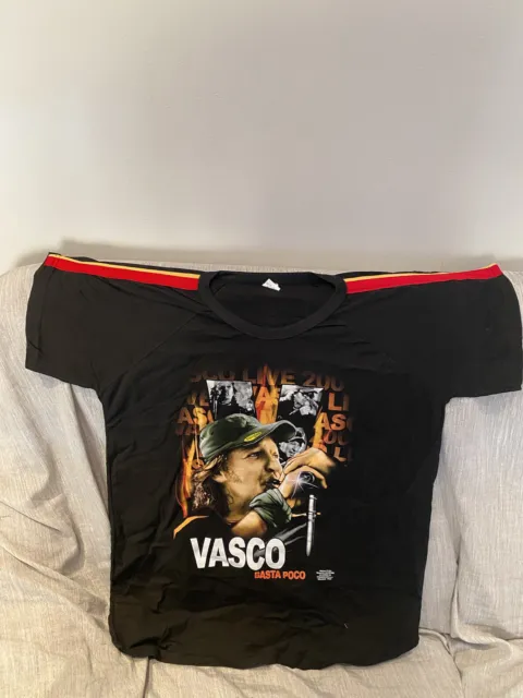 Rarissima T-Shirt Vasco Rossi Basta Poco Tour 2007 Tg S-M da collezione