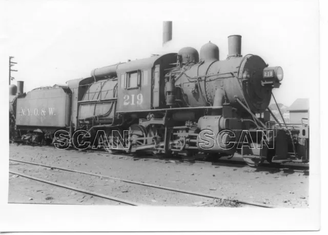 Odd529 Rp 1940 Nyo&W Ontario & Western Railroad 280 Loco #219 Middletown Ny