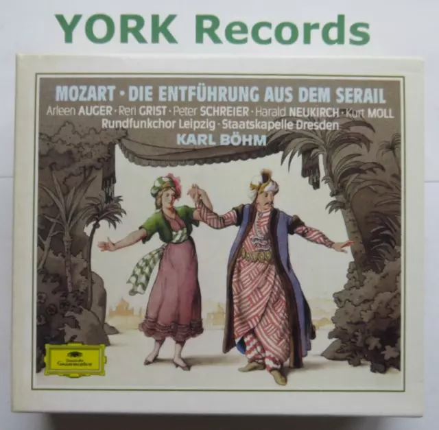 MOZART - Die Entfuhrung Aus Dem Serail BOHM / AUGER / SCHREIER - Ex 2 CD Set DG