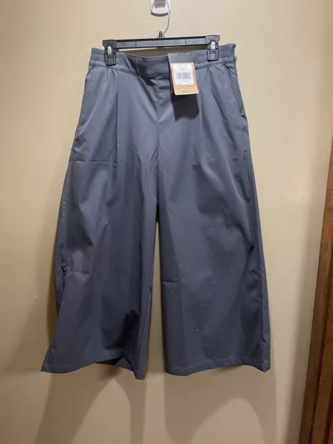 The North Face Gray Capri Standard Wide Leg Pants - Size 12 Regular Women's