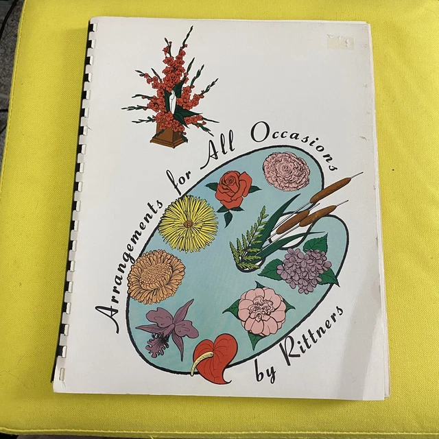 ARREGLOS DE COLECCIÓN PARA TODAS LAS OCASIONES LIBRO ESPIRAL Rittners Flores DISEÑO FLORISTA