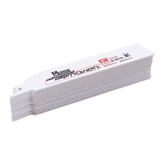 MK Morse Master Advanced Edge Power Cobalt Reciprocating Saw Blade 6" x 1" .42"
