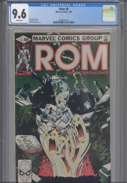 Rom #8 CGC 9.6 1983 Marvel Comics Michael Golden Cover, Bill Mantlo Story