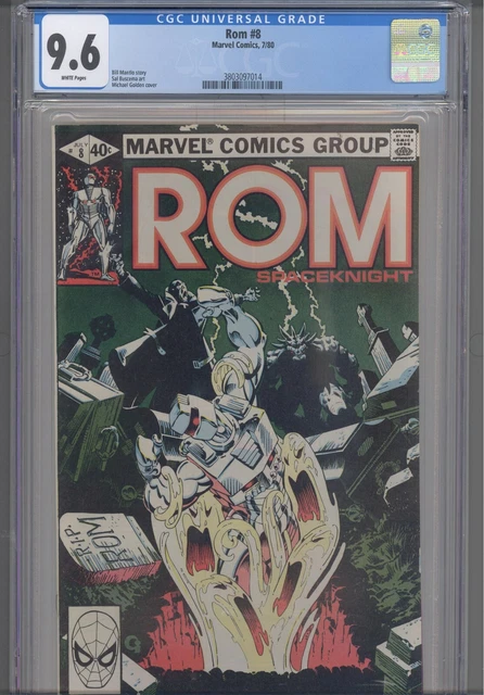 Rom #8 CGC 9.6 1983 Marvel Comics Michael Golden Cover, Bill Mantlo Story