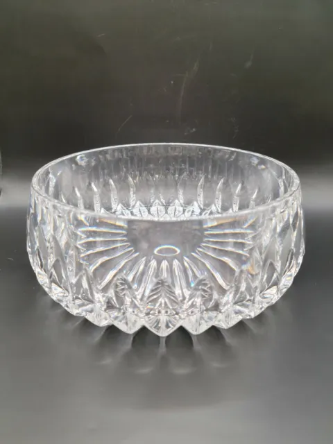 Gorham Althea 7 1/2" Serving Bowl-Full Lead Crystal-German Cut Glass Vintage