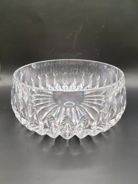 Gorham Althea 7 1/2" Serving Bowl-Full Lead Crystal-German Cut Glass Vintage