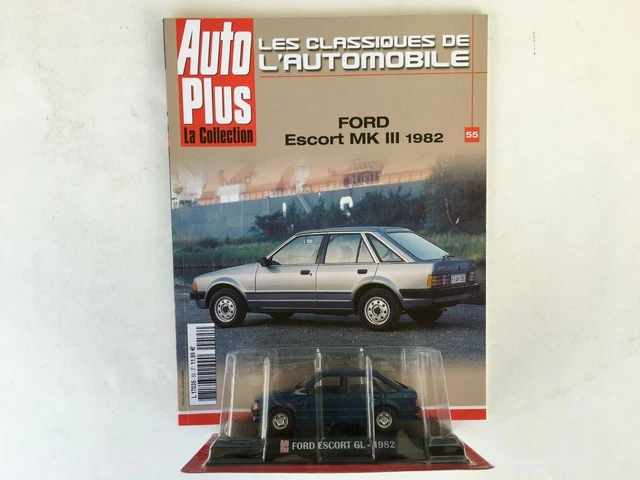 Modèle Réduit 1/43 Ford Escort 1.3 GL 1982 - Marque IXO / Altaya - Boîte Jumajo - Neuf