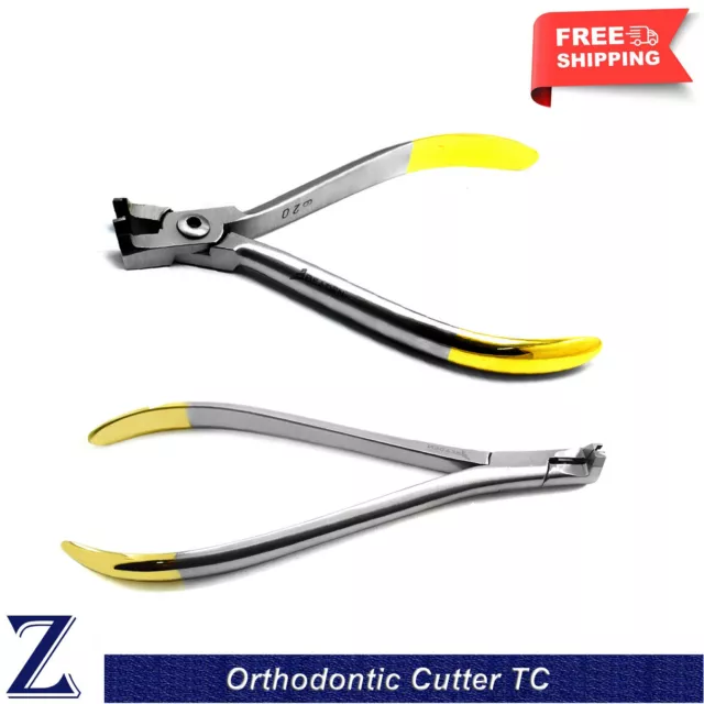 Orthodontic Distal Flush & End Cutter TC Cutting Wire Bending Dental Pliers