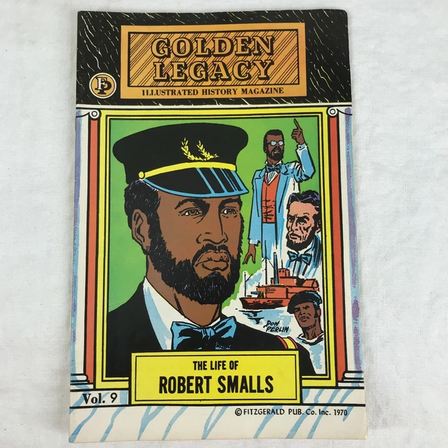 Rare 1970 Golden Legacy Vol 9 - Illustrated Black History Magazine Comic Book