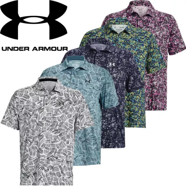 Under Armour Golf Herren Ua Playoff Gedruckt 3.0 Performance Stretch Poloshirt