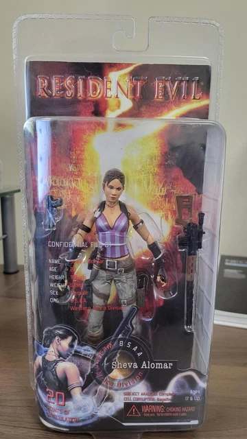 NECA CAPCOM RESIDENT Evil 5 Sheva Alomar Player Select Action Figure ...