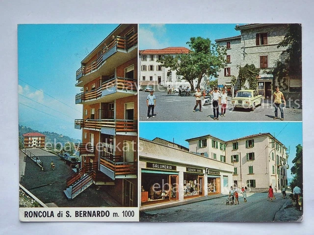 RONCOLA SAN BERNARDO vedutine salumeria Vespa Piaggio Bergamo vecchia